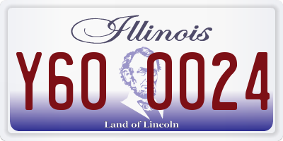 IL license plate Y600024