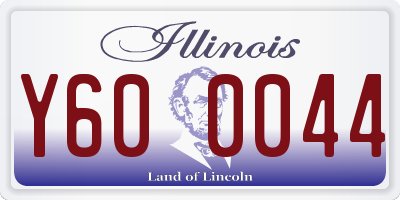 IL license plate Y600044
