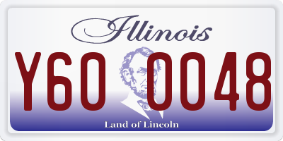 IL license plate Y600048