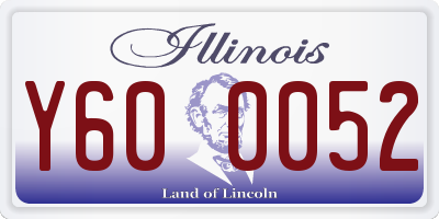 IL license plate Y600052