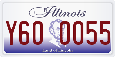 IL license plate Y600055