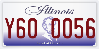 IL license plate Y600056