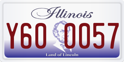 IL license plate Y600057