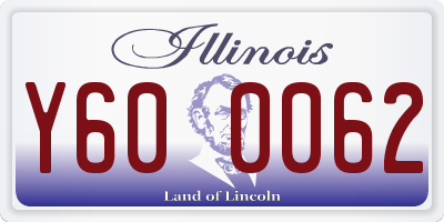 IL license plate Y600062