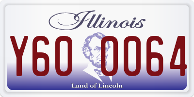 IL license plate Y600064