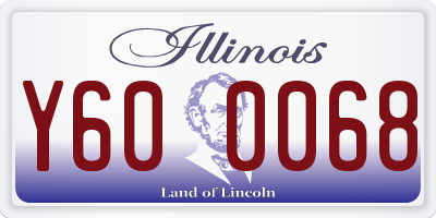IL license plate Y600068