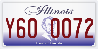 IL license plate Y600072