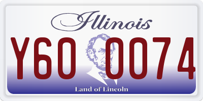 IL license plate Y600074