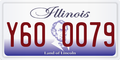 IL license plate Y600079