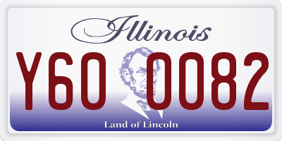 IL license plate Y600082