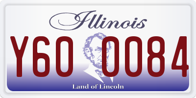 IL license plate Y600084