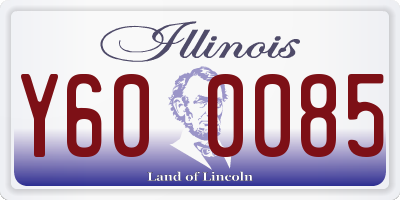 IL license plate Y600085