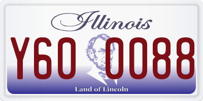IL license plate Y600088