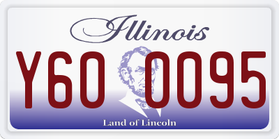 IL license plate Y600095