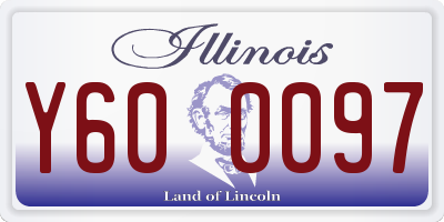 IL license plate Y600097