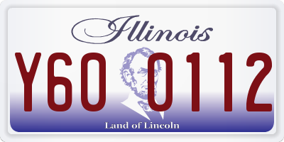 IL license plate Y600112