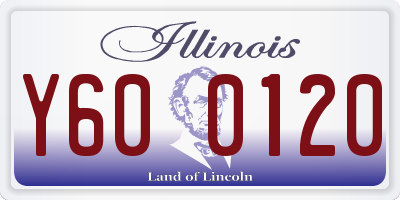 IL license plate Y600120