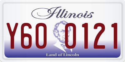 IL license plate Y600121