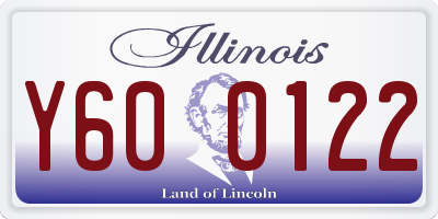 IL license plate Y600122