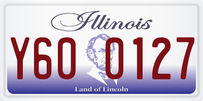 IL license plate Y600127