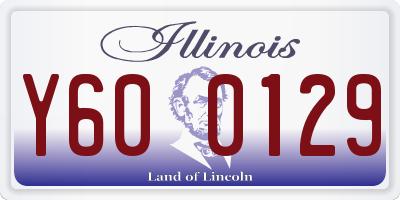 IL license plate Y600129