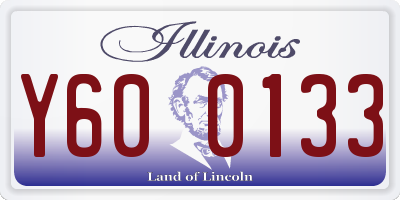 IL license plate Y600133