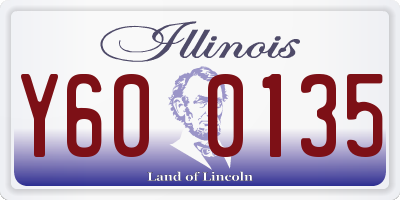 IL license plate Y600135