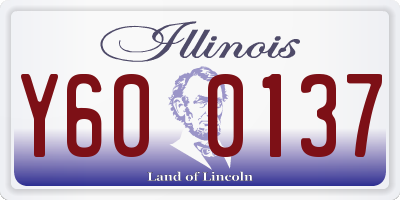 IL license plate Y600137