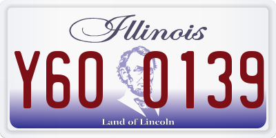 IL license plate Y600139