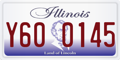 IL license plate Y600145