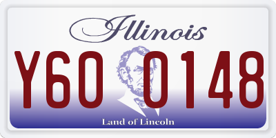 IL license plate Y600148