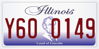 IL license plate Y600149