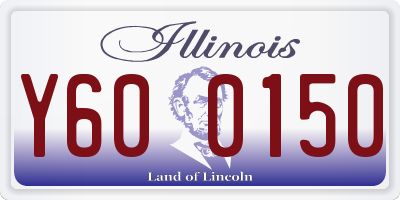 IL license plate Y600150
