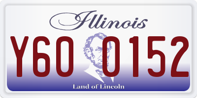 IL license plate Y600152