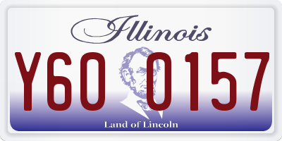 IL license plate Y600157