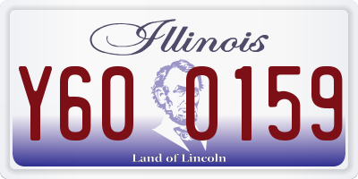 IL license plate Y600159