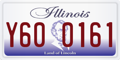 IL license plate Y600161