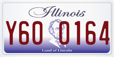 IL license plate Y600164