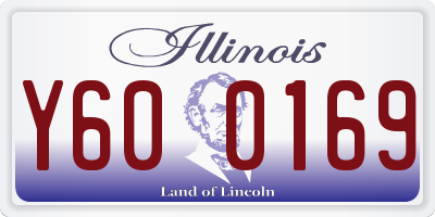 IL license plate Y600169