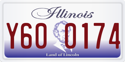IL license plate Y600174