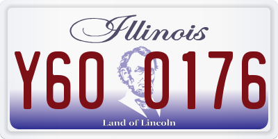 IL license plate Y600176