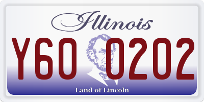 IL license plate Y600202
