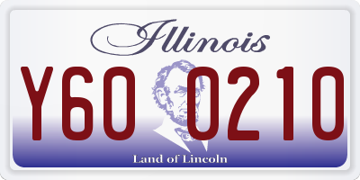 IL license plate Y600210