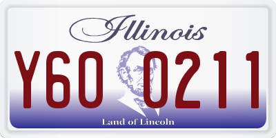 IL license plate Y600211