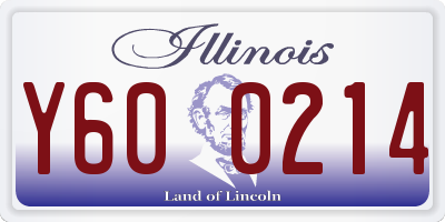 IL license plate Y600214