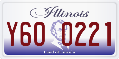 IL license plate Y600221