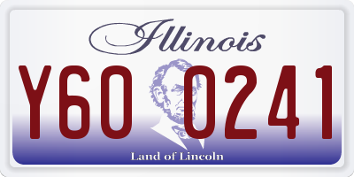 IL license plate Y600241