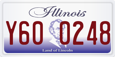 IL license plate Y600248