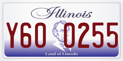 IL license plate Y600255