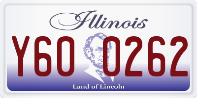 IL license plate Y600262